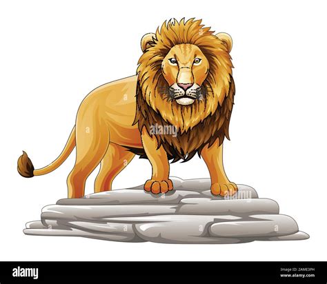 Cartoon Lion Mascot Stock Vector Image And Art Alamy