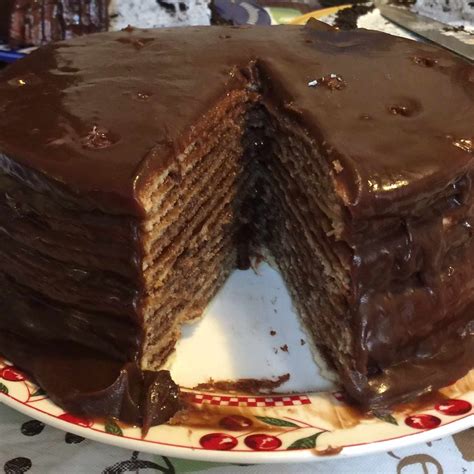 Fourteen Layer Chocolate Cake Recipe