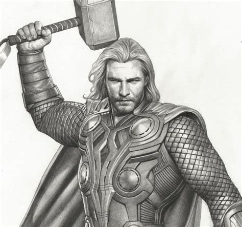 Avengers Concept Art Thor Pencil Renderings By Adi Granov Flickr
