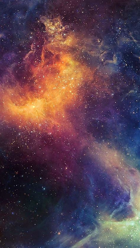 Beautiful Colored Space Nebula Iphone Wallpapers Free Download