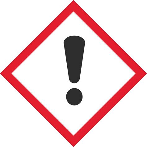 Skin Irritation Ghs Pictogram Labels Ghs Hazard Industrial Safety