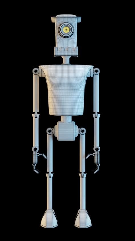 简单机器人建模 三维 人物 生物 Colin Chen 原创作品 站酷 ZCOOL