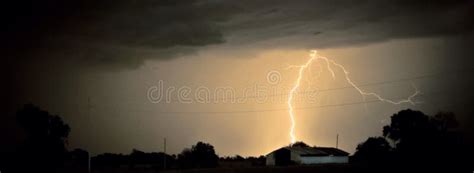 Lightning Crashes Stock Image Image Of Weather Creation 18248069
