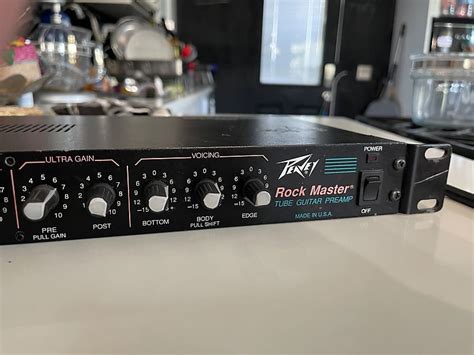 Peavey Rock Master Tube Guitar Preamp W Peavey Footswitch Reverb