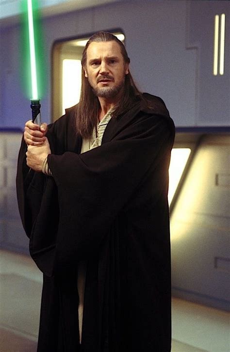 The Phantom Menace Liam Neeson Qui Gon Jinn Liam Neeson Star