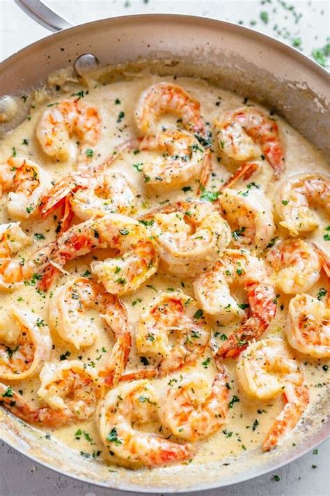 This 10 Minute Creamy Garlic Shrimp Is A Dinner Winner Food Recipes