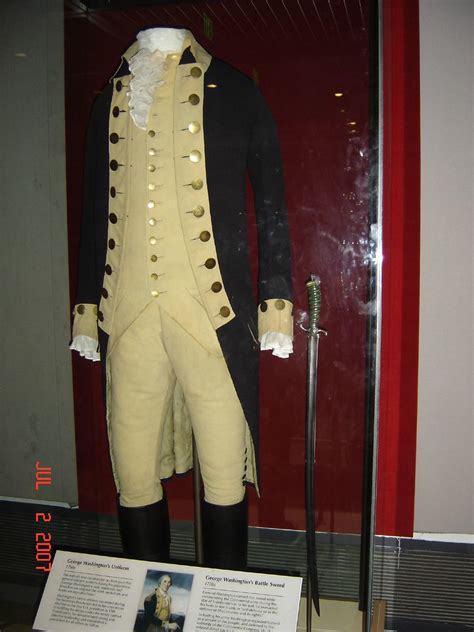 George Washingtons Uniform American History Museum Flickr