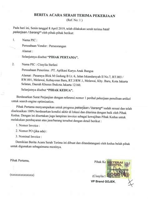Contoh Surat Penyerahan Aset Contoh Surat Pernyataan Kepemilikan Tanah Yang Benar Rumah123 Com