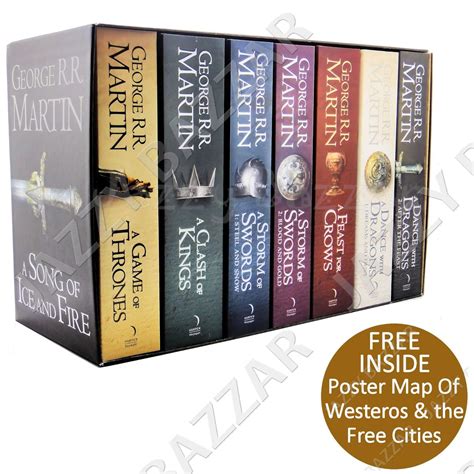 Game Of Thrones Book Set 7 Volume Box Set A Song Of Ice And Fire George R