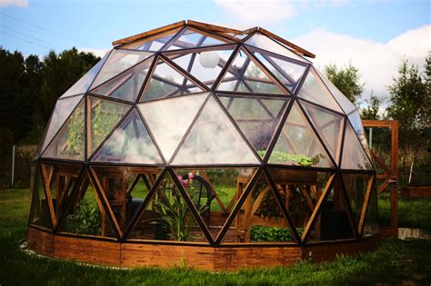 Geo Dome For Gardening 🌱 Geodätische Kuppel Garten Pavillon