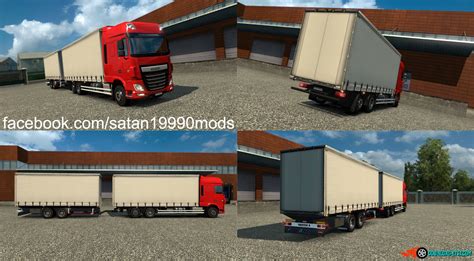 Daf Xf Euro 6 Tandem Ets2 Mods Euro Truck Simulator 2 Mods Ets2 Trucks Maps