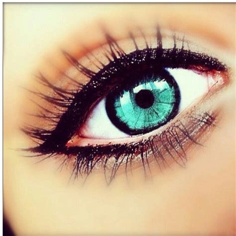 Beautiful Teal Eyes Eye Color Facts