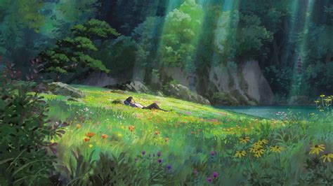 454908 4k Plants Karigurashi No Arrietty Outdoors Studio Ghibli