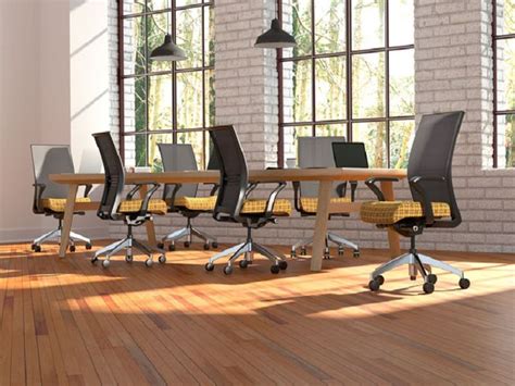 Mesh Conference Room Chairs With Wheels ~