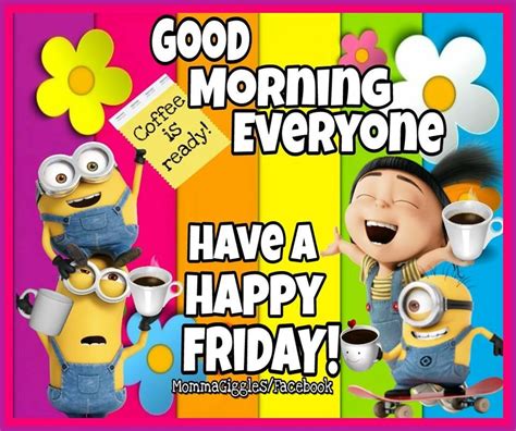 Minion Good Morning Happy Friday Pictures Photos And Images For