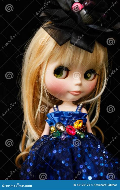 Beautiful Doll Stock Photo Image Of Dolls Model Blue 45170170