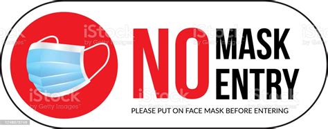 Magical, meaningful items you can't find anywhere else. Warning Sign Without A Face Mask No Entry And Keep ...