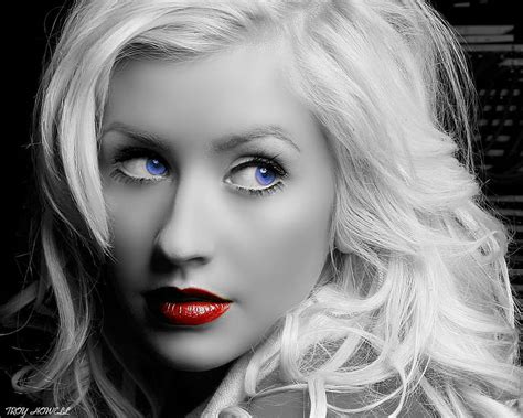 Those Lips Those Eyes Sexy Blonde Lady Blue Eyes Red Lips Hd Wallpaper Peakpx
