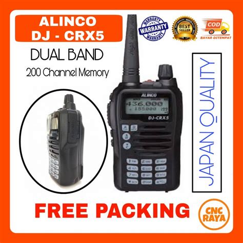 Jual Ht Alinco Dj Crx 5 Dual Band Handy Talky H T Alingko Dj Crx 5