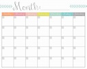013 Blank Monthly Calendar Template Free Printable Templates Of ...