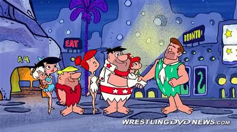 Photos And Review ‘the Flintstones And Wwe Stone Age Smackdown Dvdblu