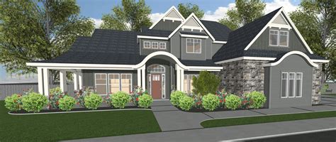 For example, let's say you find the perfect 4 bedroom house plan below, except the garage is a little too small to house your three cars. 2 Story, 4,146 Sq Ft, 5 Bedroom, 5 Bathroom, 3 Car Garage ...