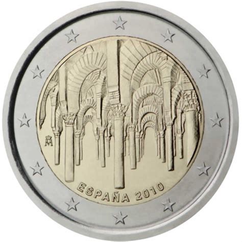 2 Euro Commémorative 2010 Espagne Commémoration Du Centre Historique