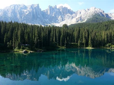 Free Photo Lake Caress Dolomites Italy Alps Free