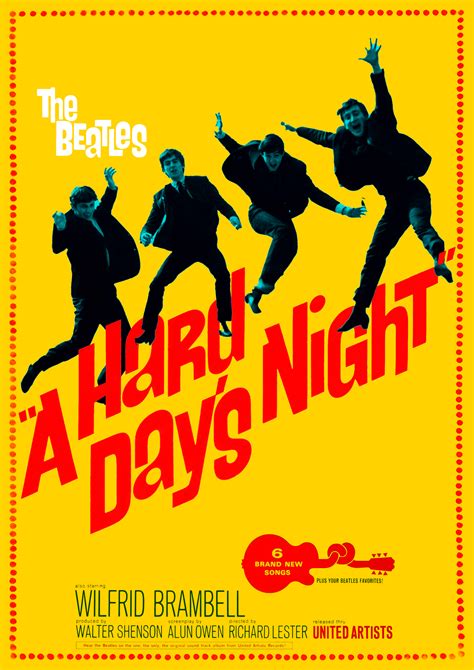 A Hard Days Night Fanmade Poster Rbeatles