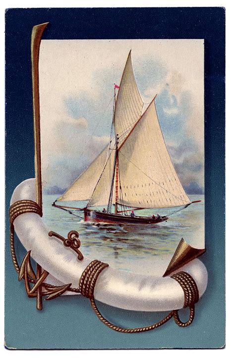 8 Sailboat Images Vintage Nautical Nautical Art Sailboat