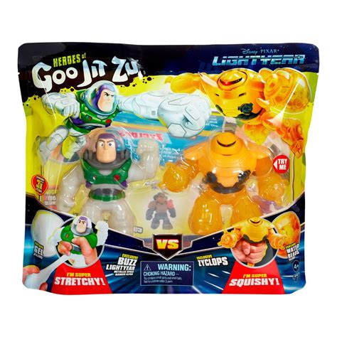 Conjunto De Mini Figuras Disney Pixar Goo Jit Zu Buzz Lightyear