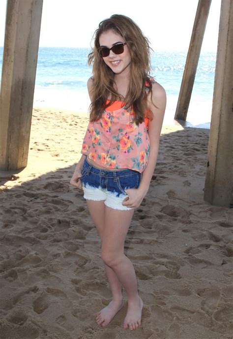 mckaley miller wearing skimpy top and denim shorts at the beach in los angeles porn pictures