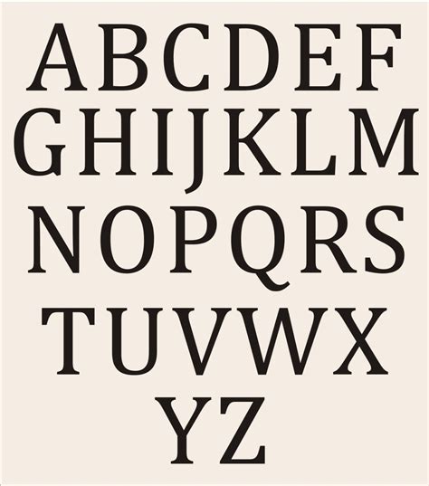 Uppers case alphabet only on 20mm . Alphabet Reusable Stencil Camb040 A-Z Letters 5