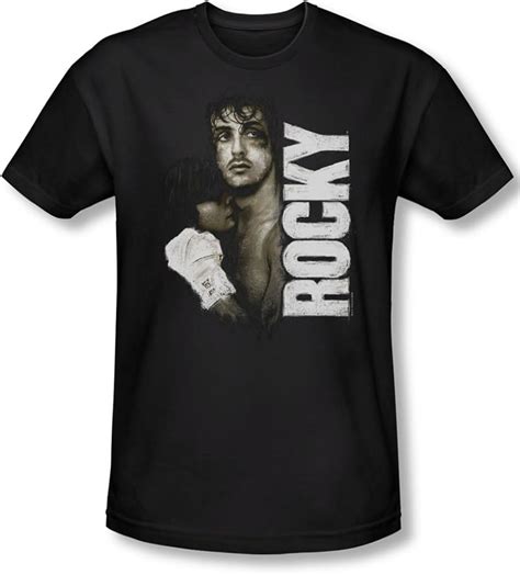 Rocky Mens Painted Rocky T Shirt In Black Xx Large Black Amazon