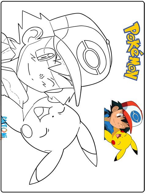 Disegno Pokémon Pikachu Da Colorare