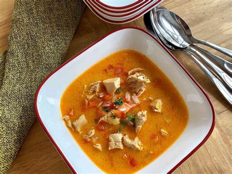 Coconut Curry Soup With Chicken Recipe