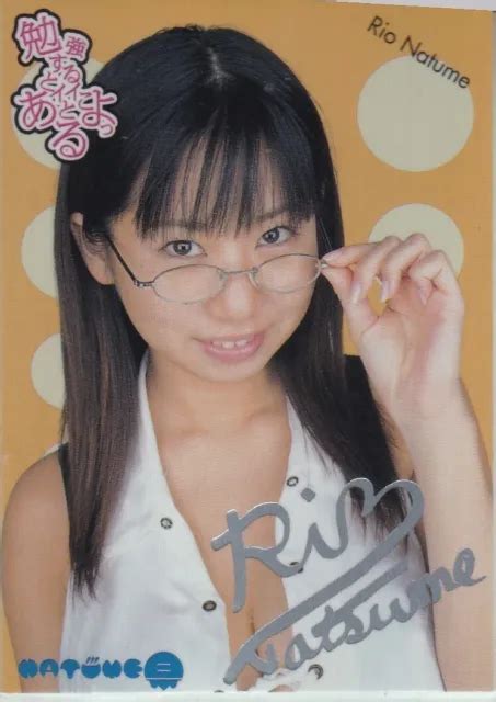 Rio Natsume Print Sign 023 Japanese Idol Card 299 Picclick