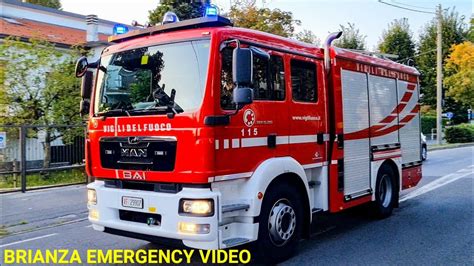 Incendio Capannone Autopompa Man Vigili Del Fuoco Cantù In Emergenza Youtube