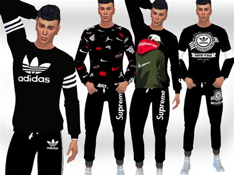 The Sims Resource Male Sims Jogging Tops