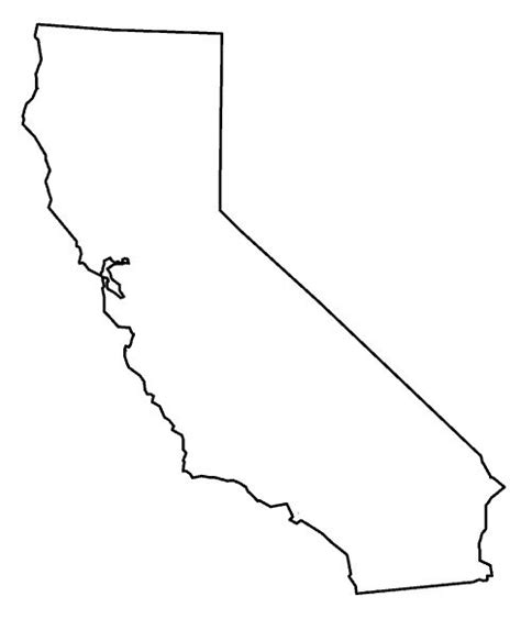 California State Outline Png 170 California State Outline California
