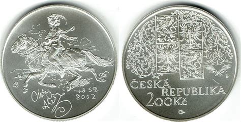 200 Kronen Tschechien 2002 150 Geburtstag Von Mikoláš Aleš Siehe Scan Stempelglanz Ma Shops