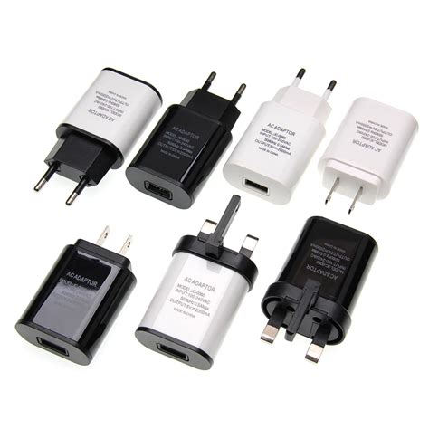 Usb Charger For Iphone Mobile Phone Charger For Samsung Euusuk Plug