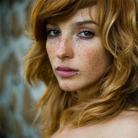 2048x2048 Wallpaper Vica Kerekes Red Hair Freckles Face Model Actress Vica