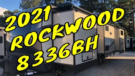 New 2021 Forest River Rockwood Signature 8336bh Travel Trailer Bunk