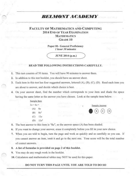 Cxc Maths Past Papers Questions And Answers Pdf Papers Example
