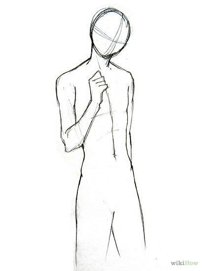 Anime Male Drawing Outline