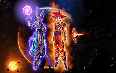 Goku And Beerus Wallpapers Top Free Goku And Beerus Backgrounds