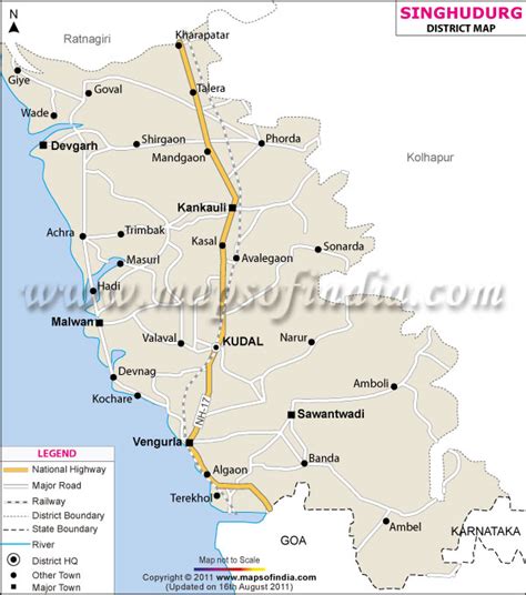 Sindhudurg District Map