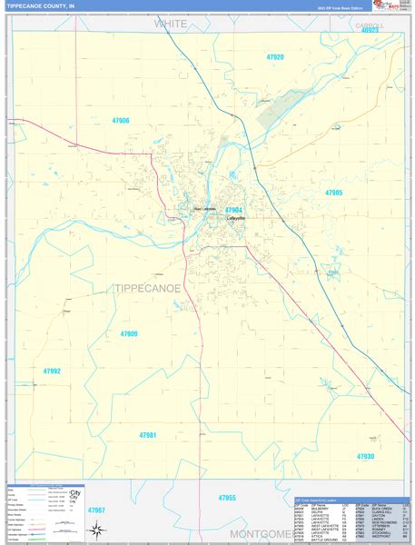 Maps Of Tippecanoe County Indiana