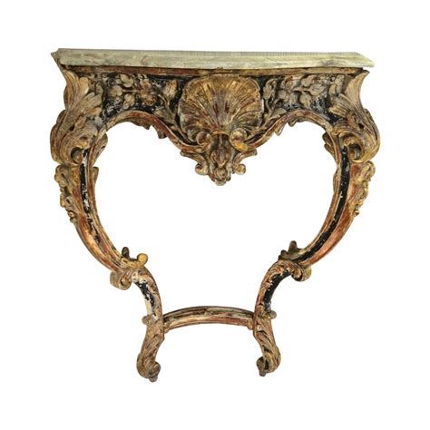French Painted and Gilt Console Table 19th Century | Console table, Table, Table 19